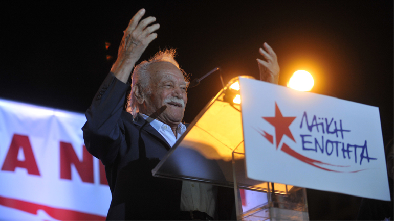 Μ. Γλέζος: Ο ελληνικός λαός μπορεί να ανατρέψει τα πάντα