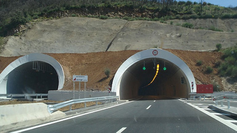 Κλειστή από Δευτέρα η σήραγγα Στέρνας στην Ε.Ο. Τριπόλεως Κορίνθου