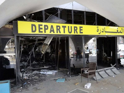 Λιβύη: Πύραυλοι έπληξαν το αεροδρόμιο της Τρίπολης