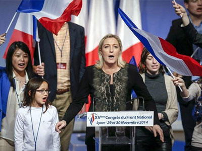 Επανεκλογή Λεπέν στην προεδρία του Εθνικού Μετώπου