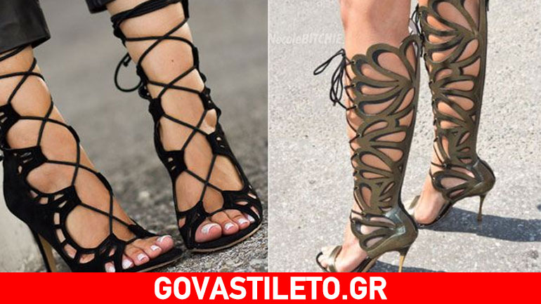 Lace-Up Sandals: Τα πιο in παπούτσια της νέας σεζόν!