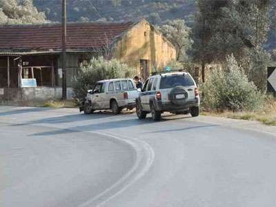 Κρήτη: Τροχαίο σε επικίνδυνη στροφή