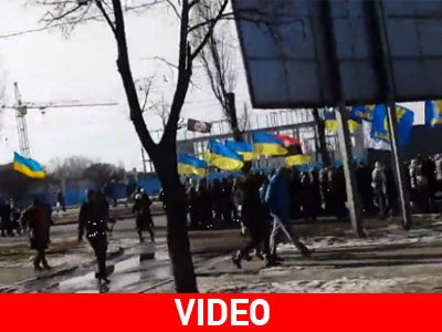 Η στιγμή της φονικής έκρηξης στο Χάρκοβο