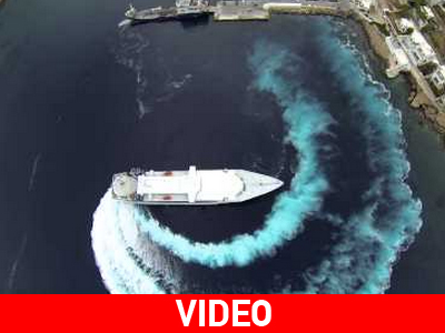 Με χορευτική πιρουέτα αποχαιρέτησε το Speedrunner ΙΙΙ τις Κυκλάδες