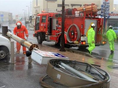 Ιαπωνία: Δύο νεκροί και ένας αγνοούμενος από τον τυφώνα Βονγκφόνγκ