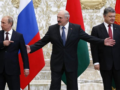 Ολοκληρώθηκε η συνάντηση Πούτιν – Ποροσένκο στο Μινσκ Ολοκληρώθηκε η συνάντηση Πούτιν – Ποροσένκο στο Μινσκ