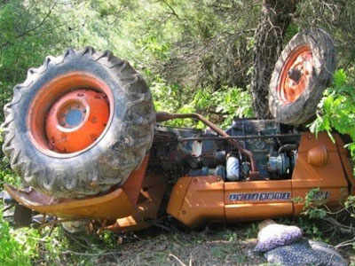 Βόλος: Νεκρός 70χρονος που καταπλακώθηκε από τρακτέρ