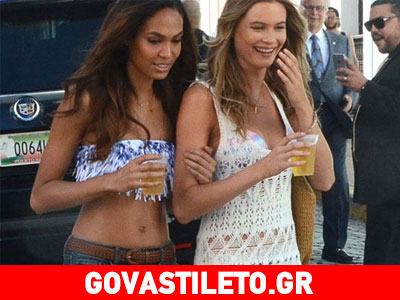 Behati Prinsloo-Joan Smalls: Προκαλούν κυκλοφοριακό σε δρόμο του Πουέρτο Ρίκο!