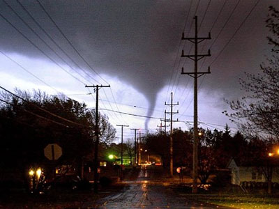 Ανεμοστρόβιλος προξένησε ζημιές σε περιοχή της Κομοτηνής