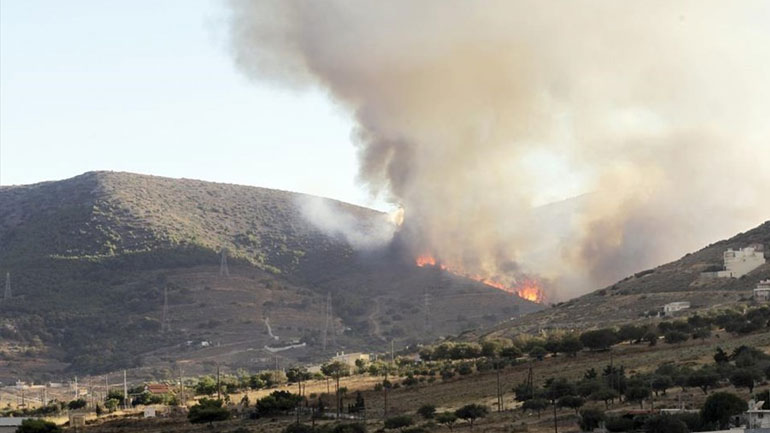 Υπό έλεγχο η πυρκαγιά στην Κερατέα