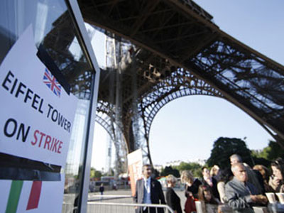Κλειστός για λίγες ώρες παρέμεινε ο Πύργος του Άιφελ