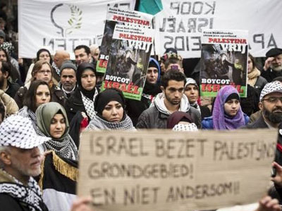 Άμστερνταμ: Χιλιάδες διαδηλωτές υπέρ των Παλαιστινίων