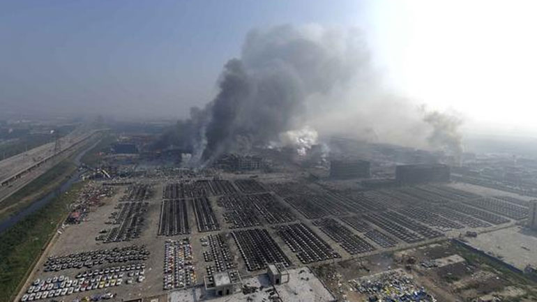 Κίνα: Τέσσερις νέες φωτιές στην περιοχή όπου είχαν σημειωθεί οι εκρήξεις στην Τιαντζίν