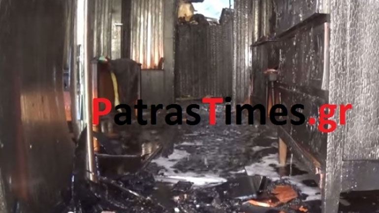 Πυρκαγιά σε μονοκατοικία στην Πάτρα