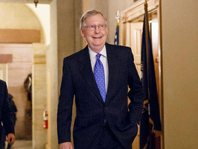 ΗΠΑ: Ηγέτης των Ρεπουμπλικάνων στη Γερουσία ο Μιτς Μακόνελ