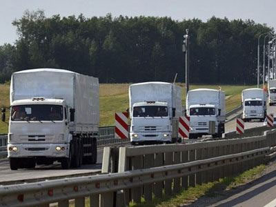 Η ρωσική οχηματοπομπή πέρασε στην ουκρανική επικράτεια