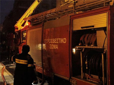 Φωτιά σε καφετέρια στο Μενίδι