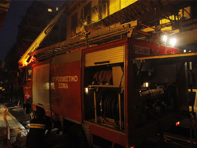 Φωτιά σε αποθήκη στην Κρήτη