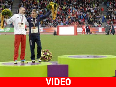 Πρωταθλητής Ευρώπης κατέβηκε από το βάθρο κατά την απονομή του