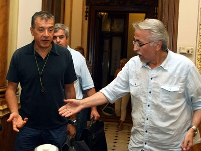 Συνάντηση Θεοδωράκη – Παναγόπουλου