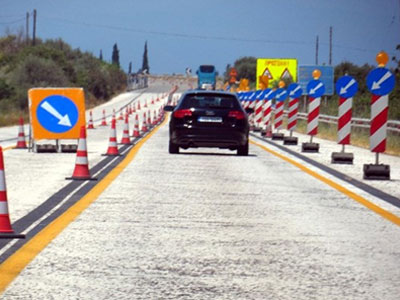 Κυκλοφοριακές ρυθμίσεις από την Πέμπτη στην Ε. Ο. Κορίνθου-Πατρών