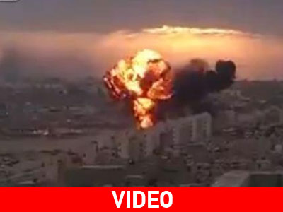 Λιβύη: Η στιγμή της συντριβής μαχητικού αεροσκάφους