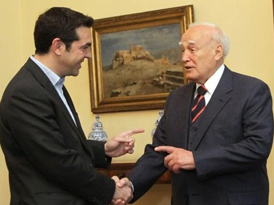 Συγχαρητήριο τηλεφώνημα Παπούλια στον Αλέξη Τσίπρα