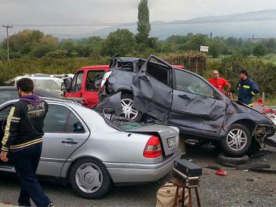 Καραμπόλα στην Εγνατία: Αυτόπτες μάρτυρες μιλούν για τη στιγμή της σύγκρουσης