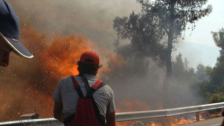 Σύλληψη 55χρονου για την πυρκαγιά στον Ωρωπό
