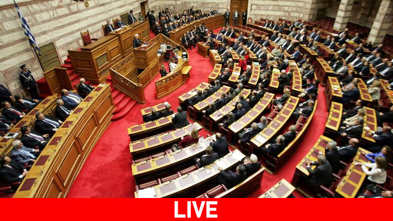 Συνεχίζεται για δεύτερη ημέρα η συζήτηση στη Βουλή για την ΠΝΠ