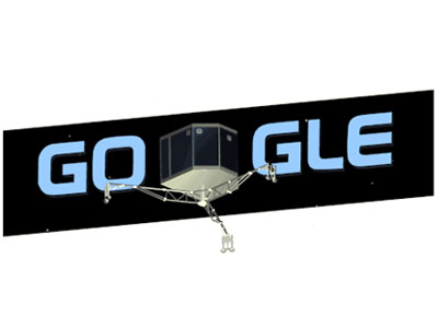 Google: Αφιερωμένο στην προσεδάφιση του Rosetta το νέο doodle