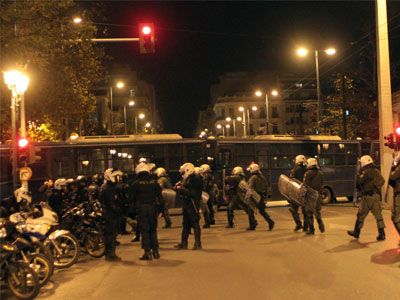 Αστυνομική κινητοποίηση για την αποτροπή κατάληψης της Νομικής