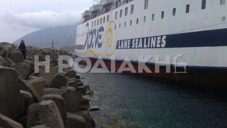 Μετά την εξασθένηση των ανέμων η ρυμούλκηση του «Βιτσέντζος Κορνάρος»