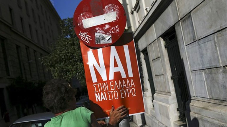 Φθορές σε περίπτερο της εκστρατείας του «Ναι» στο Μαρούσι