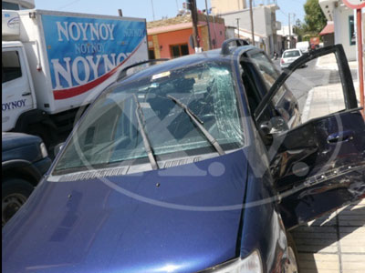 Τροχαίο με πέντε τραυματίες στη Σούδα