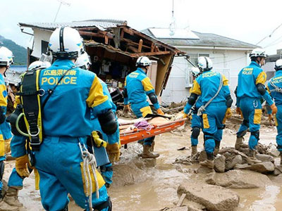Χιροσίμα: 39 νεκροί και επτά αγνοούμενοι από τις κατολισθήσεις
