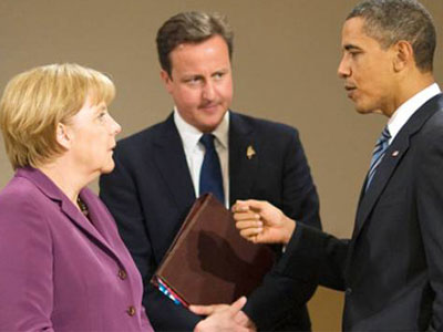 Τηλεφωνική επικοινωνία Ομπάμα με Μέρκελ και Κάμερον για την Ουκρανία