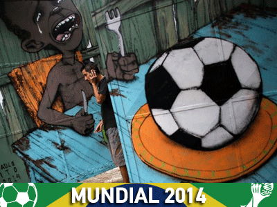 Μουντιάλ: Διαμαρτυρία με… γκράφιτι