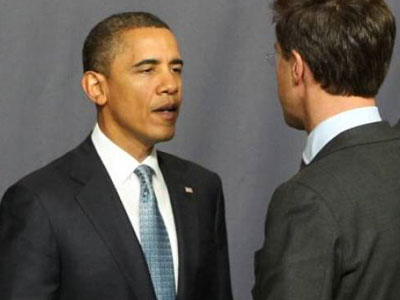 Συλληπητήρια Ομπάμα στον πρωθυπουργό της Ολλανδίας