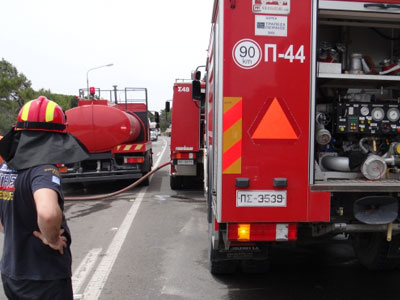 Ρόδος: Κινητοποίηση για φωτιά στην Παλιά Πόλη