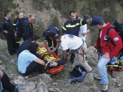 Επιχείρηση διάσωσης ορειβάτη στον Όλυμπο