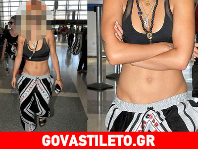 Φόρεσε μπουστάκι για να δούμε τους καλογυμνασμένους της κοιλιακούς! Ποια είναι;