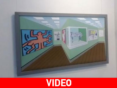 Φιλοτέχνησε έναν πίνακα… τριδιάστατο!