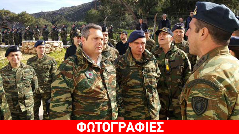 Στρατιωτικές μονάδες σε ακριτικά νησιά επισκέπτεται ο Π. Καμμένος