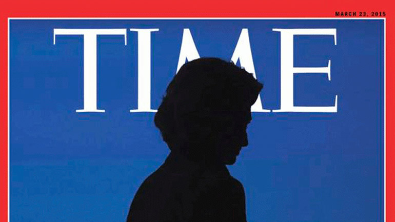 «Διαβολική» φιγούρα της Χίλαρι Κλίντον στο εξώφυλλο του Time