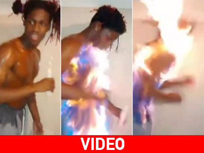 Συνελήφθη επειδή βοήθησε τον γιο της να… αυτοπυρποληθεί!