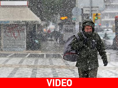 Χιόνια στη Θεσσαλονίκη