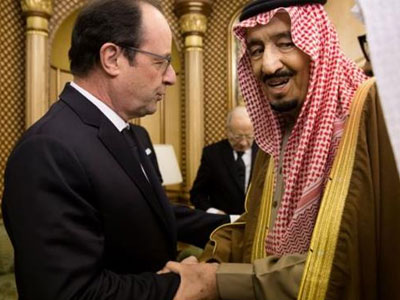Επίσκεψη Ολάντ στη Σαουδική Αραβία