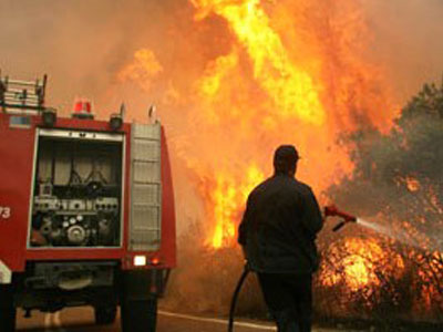 Φωτιά ξέσπασε στη Ζάκυνθο