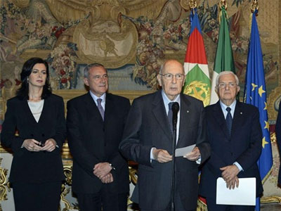 Ιταλία: Ανοιχτό άφησε το ενδεχόμενο να παραιτηθεί ο Ναπολιτάνο